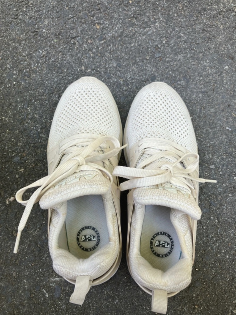 APL Knit Performance Sneakers in Off-White